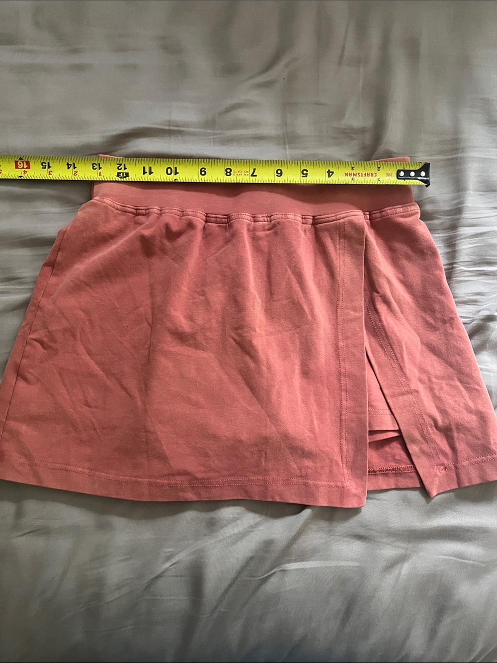 Women’s Cotton Tank Top & Skort Set - Brick Red - XS/S - Picture 4 of 7